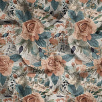 PASTEL FLOWERS WZ. 36 - Baumwoll Musselin
