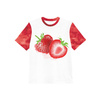 KINDER T-SHIRT - ERDBEERE - Single Jersey (116/122)