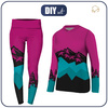 THERMO DAMEN SET (JANE) - WINTER MOUNTAIN - Nähset L