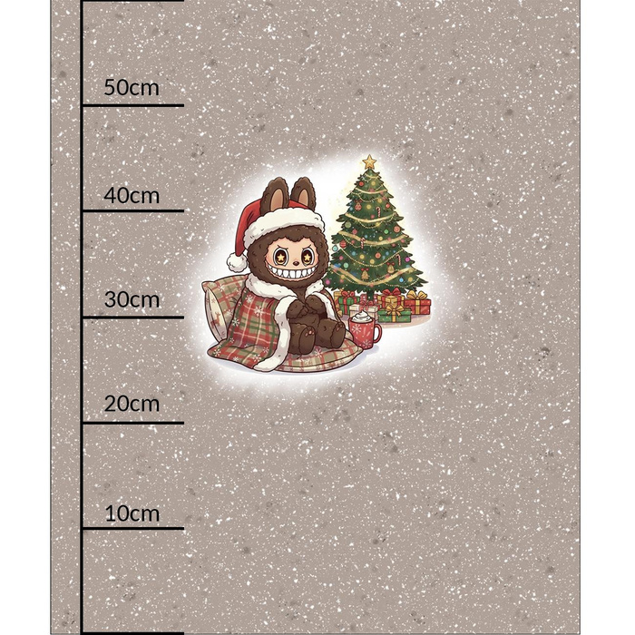 Creepy Cute Christmas WZ.4 - panel (60cm x 50cm) teplákovina počesaná s elastanem ITY