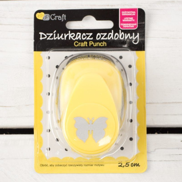 Dekorační děrovačka 2,5 cm motýl