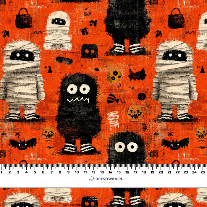HALLOWEEN WZ. 46 - tkanina bawełniana