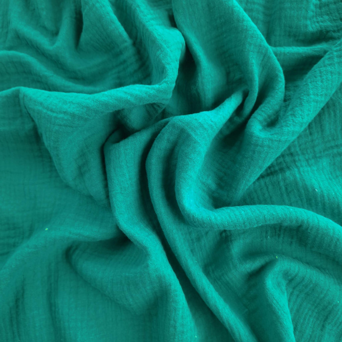 Cotton Muslin Double Gauze - EMERALD 