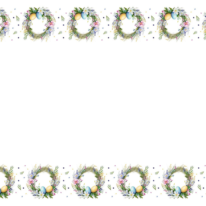EASTER WREATH M. 1 - Webware für Tischdecken