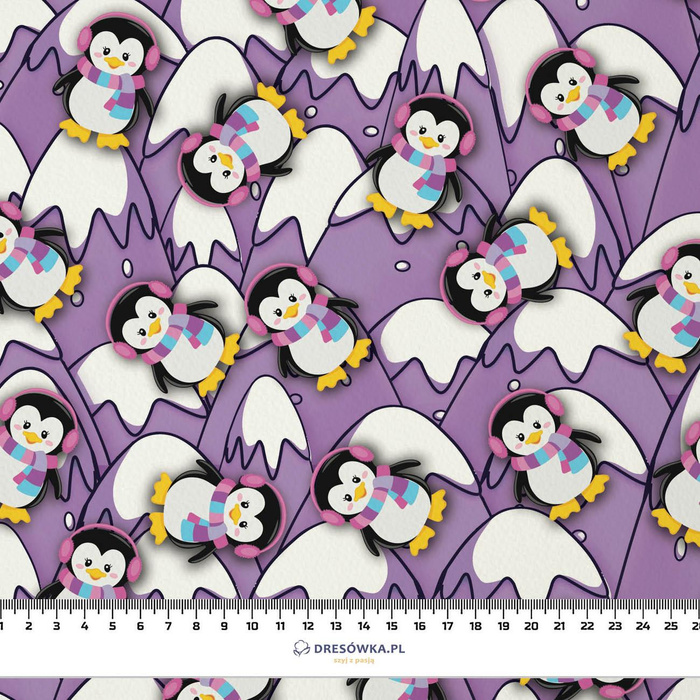 PENGUINS ON PEAKS (PENGUINS) - brushed knitwear with elastane ITY