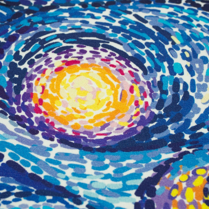 STARRY NIGHT - single jersey with elastane TE210