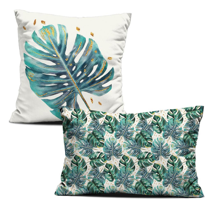 OZDOBNÉ POLŠTÁŘE - MONSTERA vz. 4