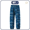 CHILDREN'S SOFTSHELL TROUSERS (YETI) - CAMOUFLAGE - classic blue (158-164)