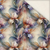 PASTEL FLOWERS WZ. 31 - Slub Weave