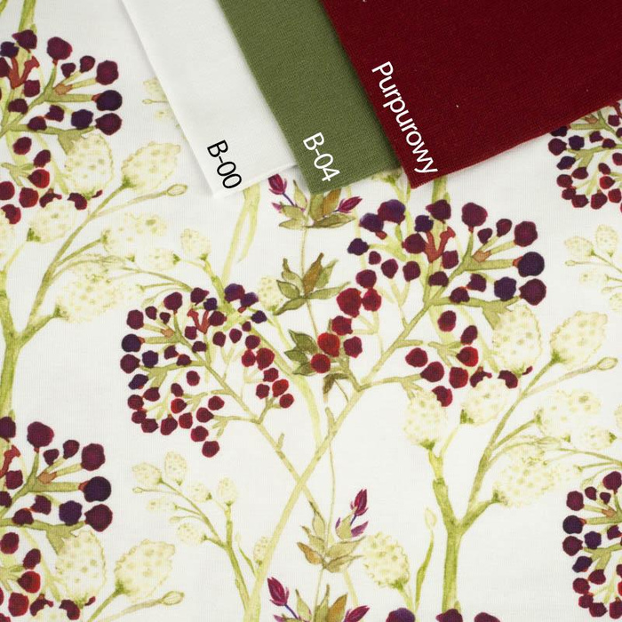 50CM HOLUNDER (BLÜHENDE WIESE)  / melange light grey - Single Jersey 