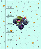 MONSTER TRUCK PAT. 3 - panel (60cm x 50cm)