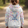 CUTE ELEPHANT - panel (60cm x 50cm)  Cotton woven fabric