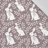 HAPPY BUNNY WZ. 1 - tkanina bawełniana