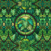 Stained Garden vz. 13 - panel (60cm x 50cm)  Potahový velur 