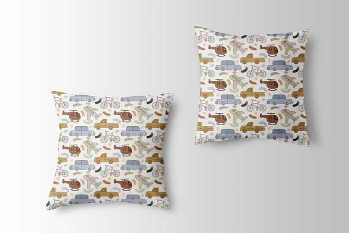 VEHICLES pat. 3 - Cotton muslin