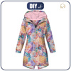 PARKA DAMSKA (ANNA) - PASTEL FLOWERS WZ.19 - softshell M