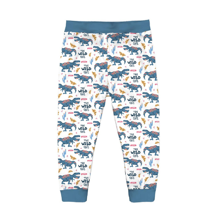 CHILDREN'S PAJAMAS " MIKI" - DINO / THE WILD ONE - sewing set (110/116)