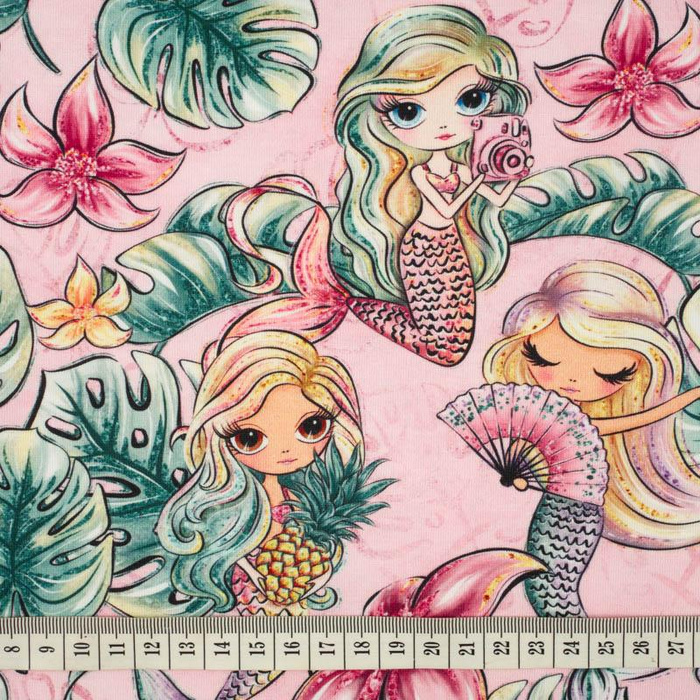 MERMAIDS MIX - looped knit fabric