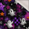 HALLOWEEN WZ. 30 - teplákovina počesaná s elastanem ITY