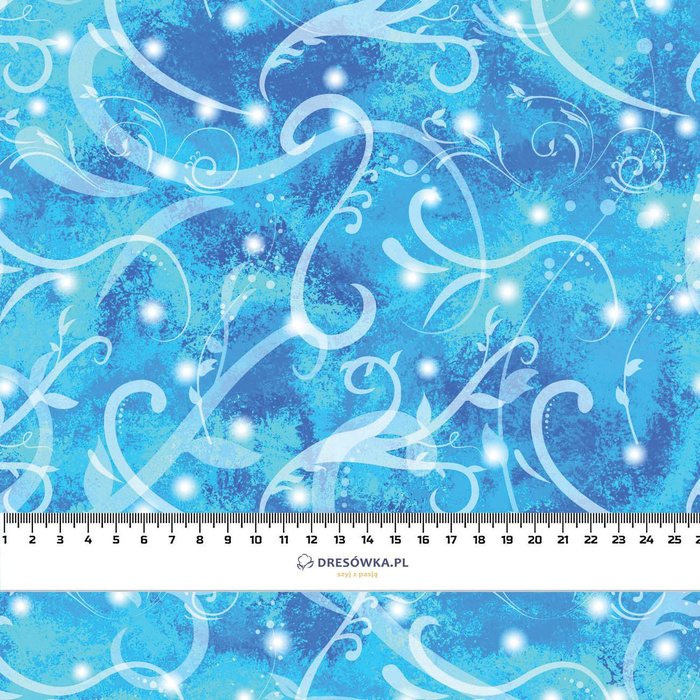 WINTER ETNO PAT. 1 (WINTER IS COMING) - Cotton woven fabric