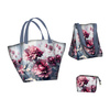 XL bag with in-bag pouch 2 in 1 - VINTAGE FLOWERS PAT. 4 - sewing set