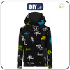 UNISEX HOODIE (HYDRA) - GRAFFITI - sewing set (146/152)