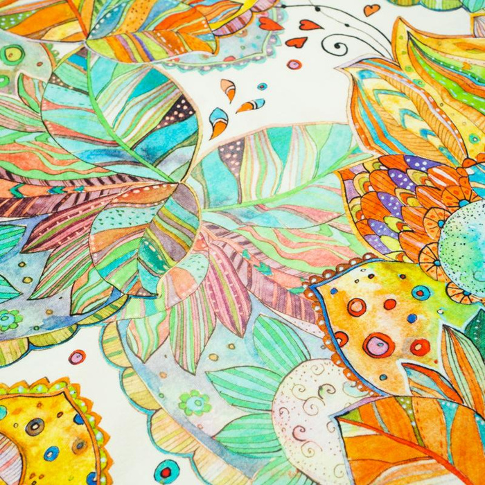 50cm PASTELOWE MEHNDI - Jersey wiskozowy WE210