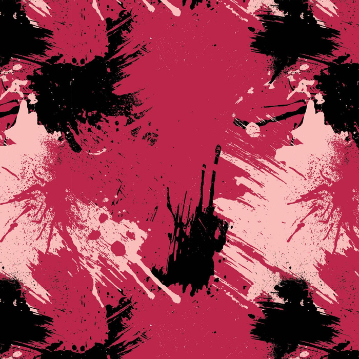 SPLASH VZ. 1 / viva magenta - Hydrofobní česaná teplákovina
