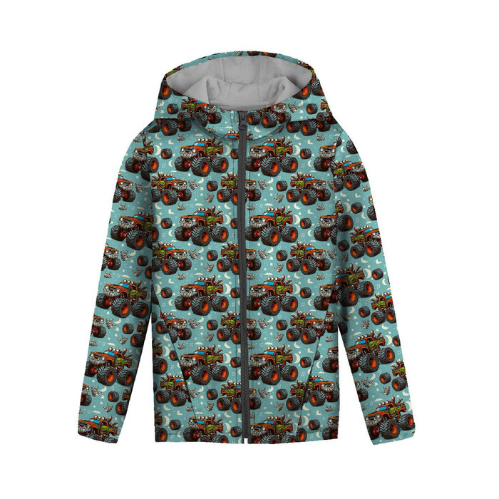 KIDS JACKET DINO (ZOE) - MONSTER TRUCK - sewing set (146/152)