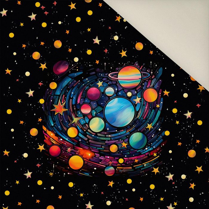 NEON GALAXY WZ.13 - panel (60cm x 50cm) - Welur tapicerski