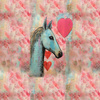 HORSE PORTRAIT - Paneel (60cm x 50cm) Voděodolná tkanina Oxford