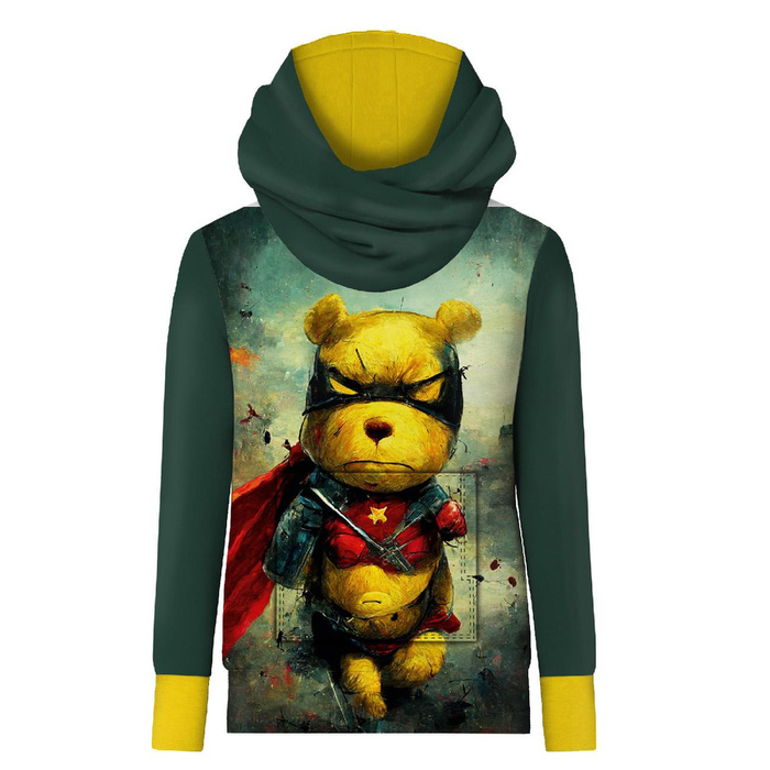UNISEX HOODIE (HYDRA) - BAD BEAR - sewing set XS