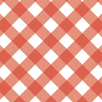 DIAGONAL CHECK / red - Cotton woven fabric