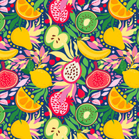 Tutti Frutti wz. 3 - looped knit fabric