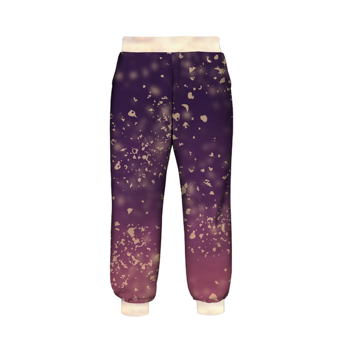 KID'S JOGGERS (ROBIN) - ANIMATED POLAR BEAR / background - sewing set (86/92)