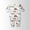 BROWN DINOSAURS PAT. 1 - Nylon fabric Pumi