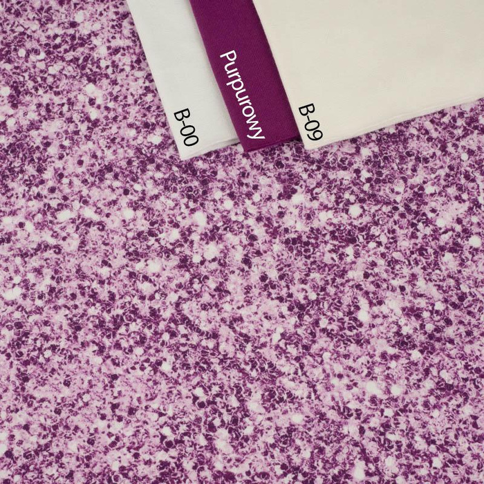 PURPLE GLITTER (DRAGONFLIES AND DANDELIONS) - swimsuit lycra