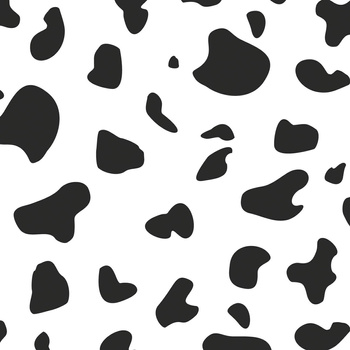 KROWIE ŁATKI - lekka dzianina drapana