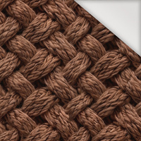 DESIGN - BROWN - schnelltrocknende Webware