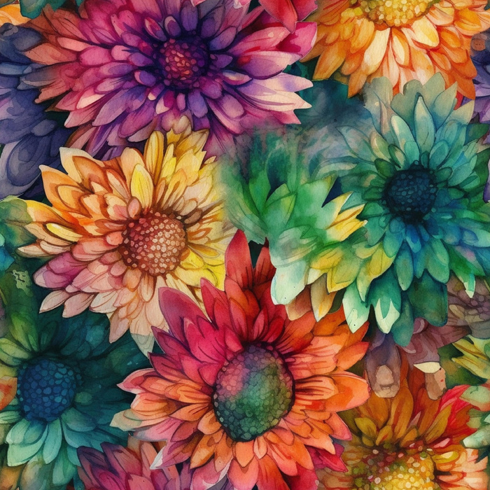 FLOWERS WZ.46 - lycra 300g