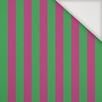 PINK-GREEN STRIPES - Webware für Tischdecken