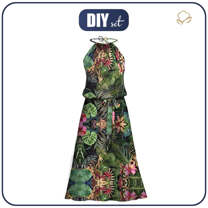 SUKIENKA "DALIA" MAXI - WILD JUNGLE WZ. 2 - zestaw do uszycia L-XL