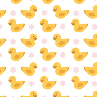 DUCKLINGS (ANIMAL GARDEN) - single jersey with elastane