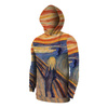 MEN’S HOODIE (COLORADO) - THE SCREAM (Edvard Munch) - sewing set