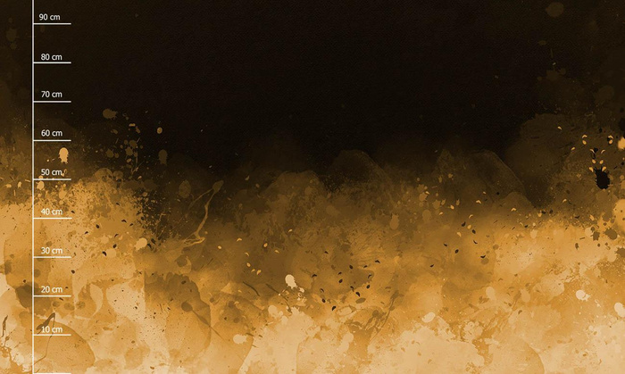 KLECKSE (gold) / schwarz - Paneel Wasserabweisende Webware