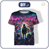 T-SHIRT DZIECIĘCY - NEON GALAXY WZ.6 - zestaw do uszycia (116/122)