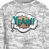 Longsleeve - COMIC BOOK / yeah (colorful) - single jersey (146/152)