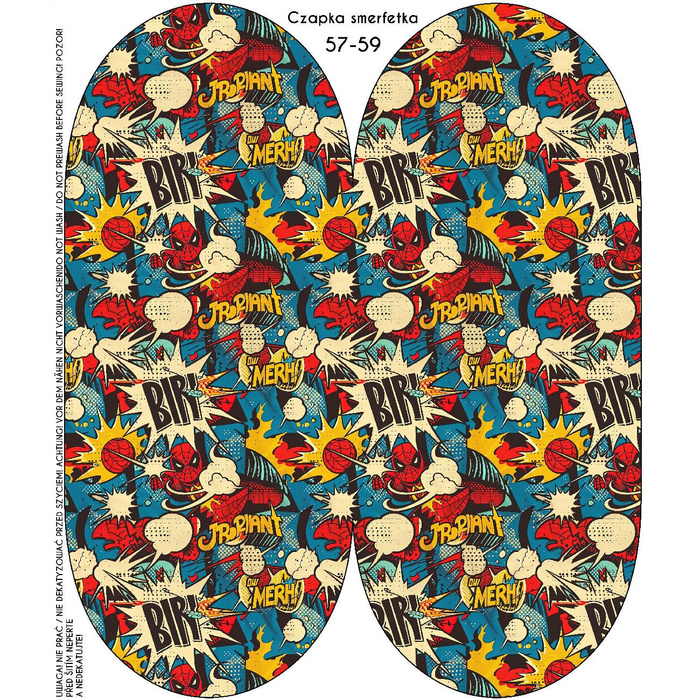 "Beanie" cap - RETRO COMICS PAT.1 44-47