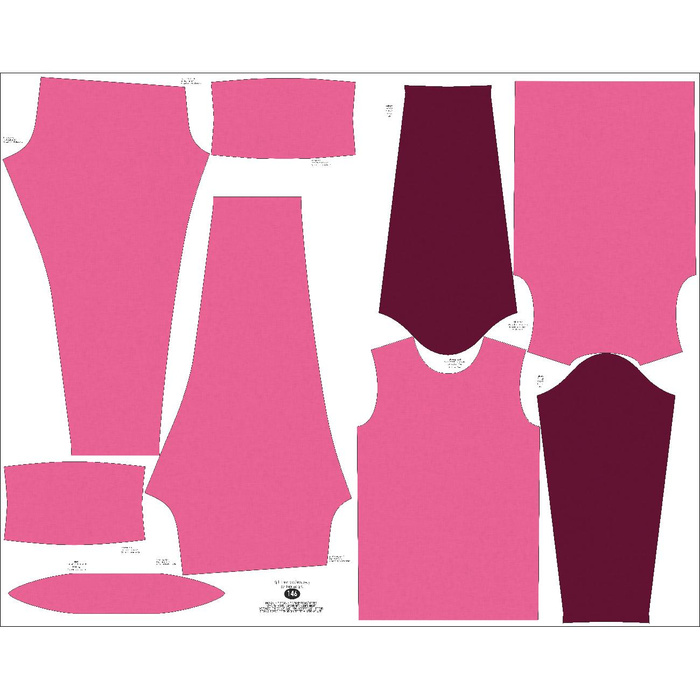 Thermo dívčí sada (NANCY) - PINK CREATION - Sada šití