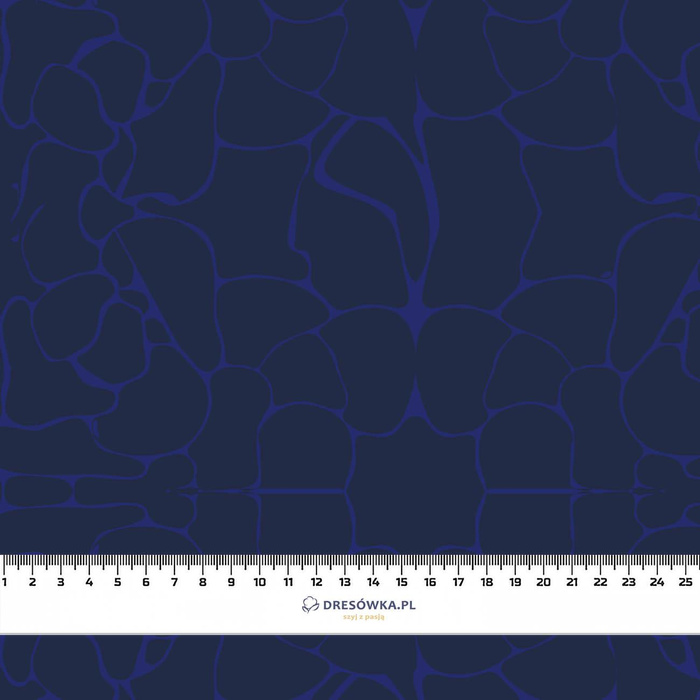 VODNÍ SVĚT (ZÁZEMÍ) / navy- single jersey s elastanem ITY